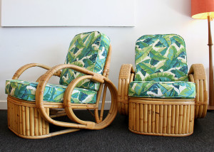 Palm leaf pretzel armchairs3